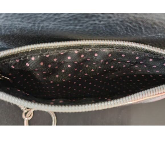 Vintage Victoria Secret pink and white key chain cosmetic bag/ coin purse Tavel - Picture 4 of 4